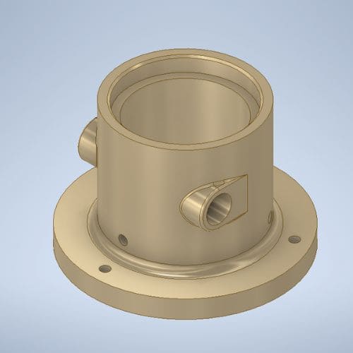 Plano en 3D de CNC Plus